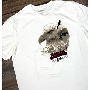 Harley Davidson Men's Graphic T-Shirt 100% Cotton‎ Eagle White Size XL NWOT